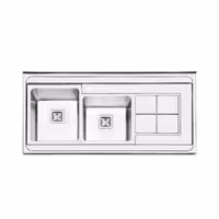 سینک پرنیان استیل مدل  PS 1113 روکار