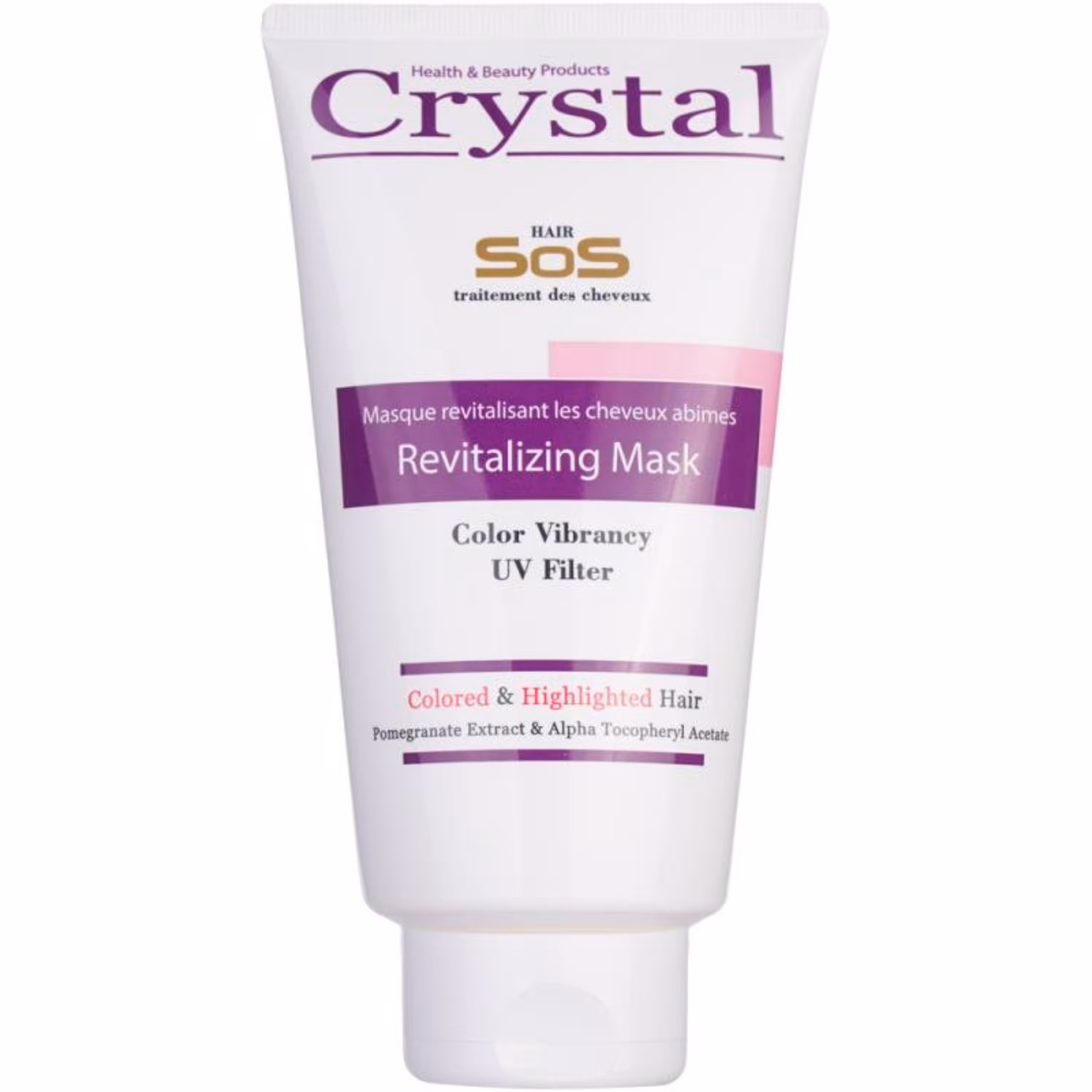 ماسک مو( باآبکشی) مناسب موهای رنگ شده کریستال 300میلی لیتر