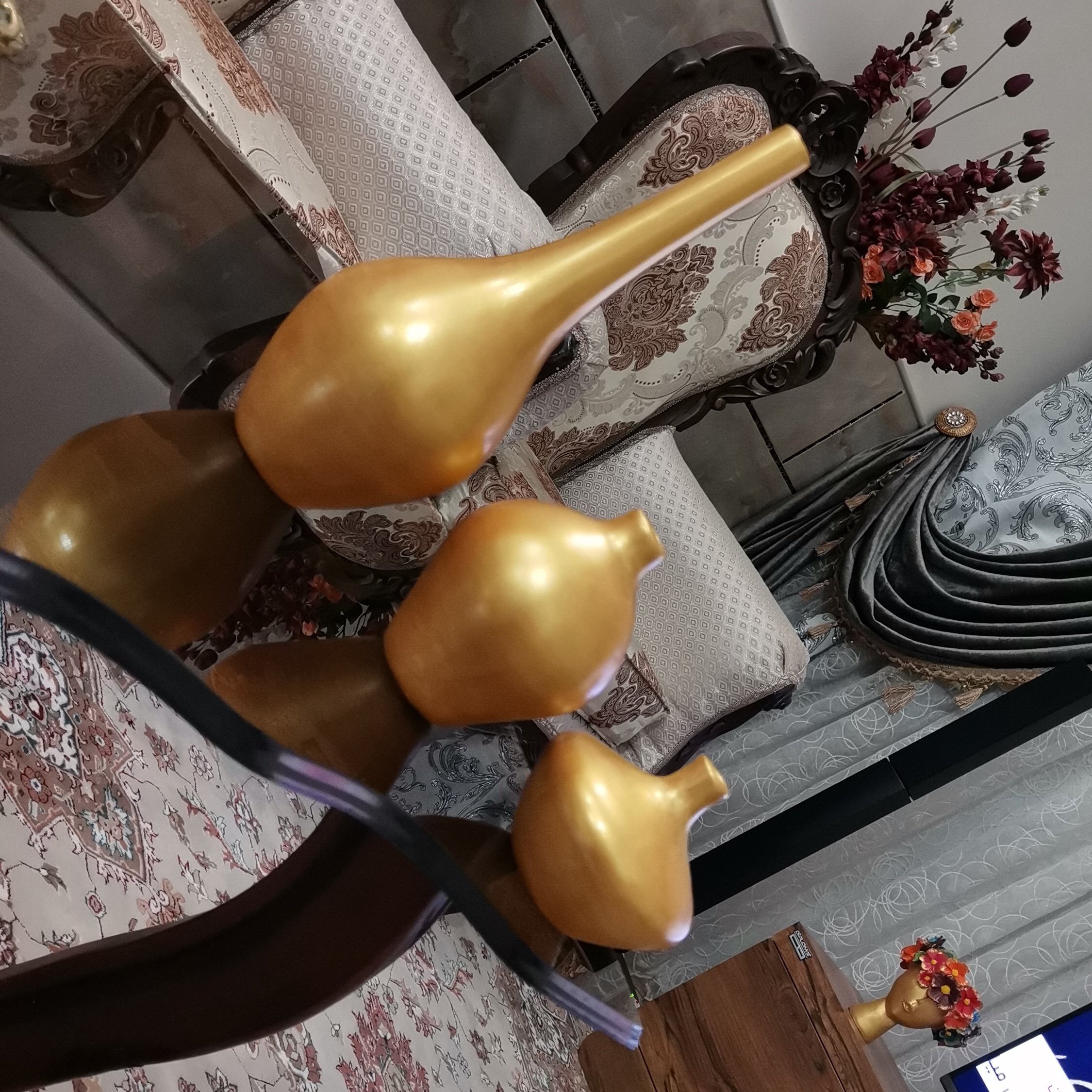 گلدان سالونگ، سرامیکی سفالی