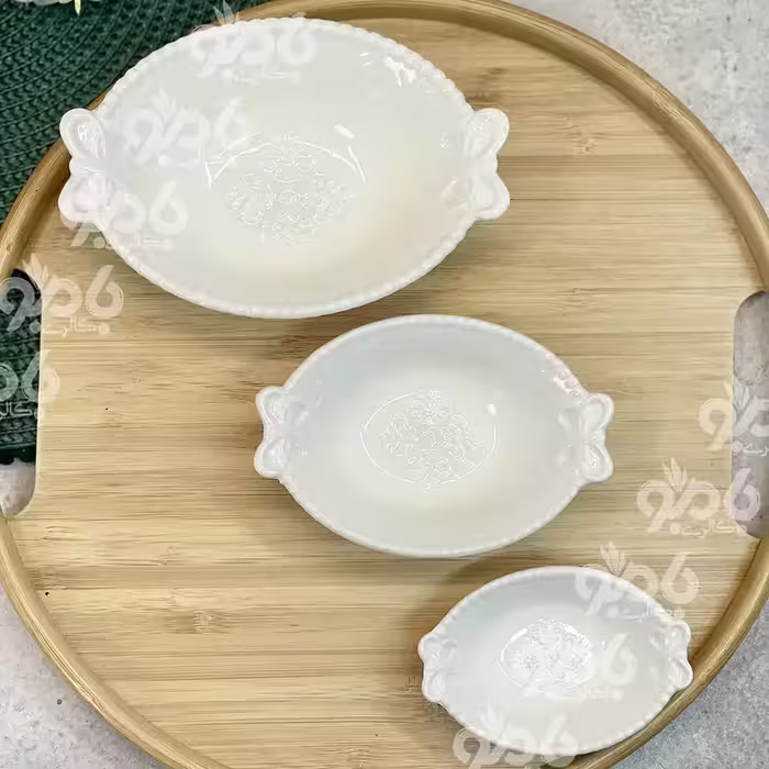 پیاله سرامیکی بیضی وارداتی پاپیون