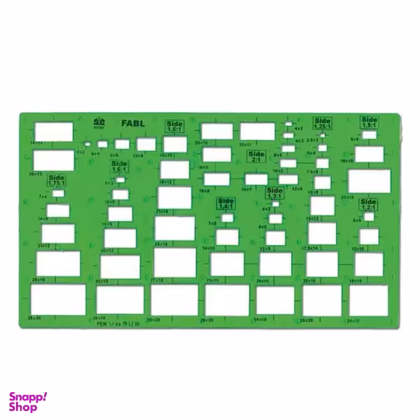 شابلون فابل (Fabl) مدل مستطیل