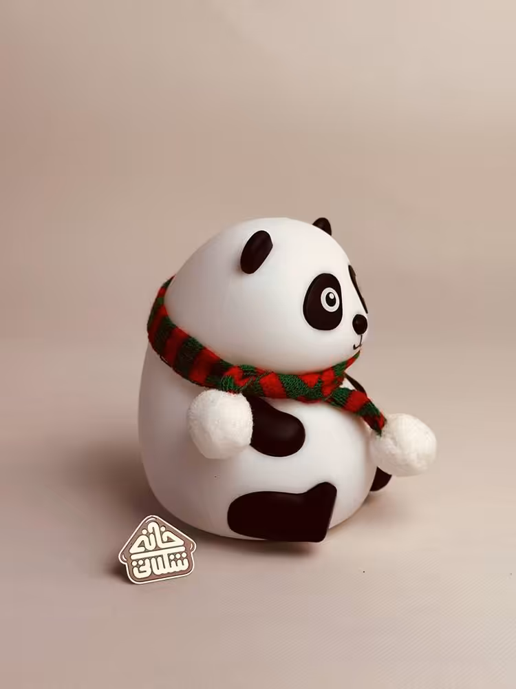 چراغ خواب سیلیکونی پاندا شال گردن دار کد002157