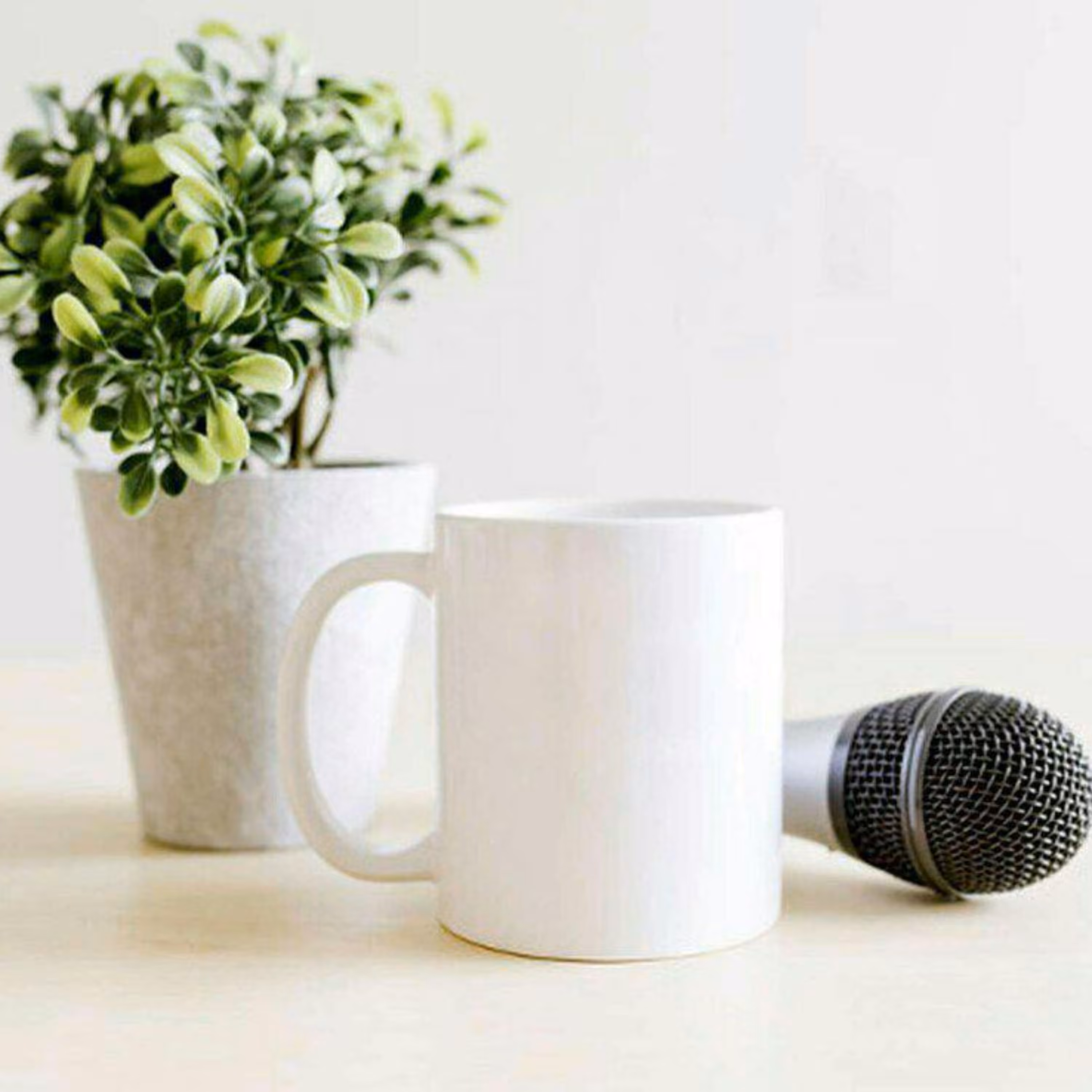 ماگ دیپلمات سفید رنگ دارای جعبه کادویی بدون هیچ طرح و رنگ و نوشته ای  بدون نوشته