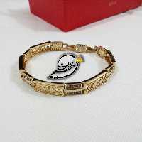 دستبند نگین چندرنگ برند Xuping از جنس مس روکش طلا بسیار با کیفیت با تغییر سایز