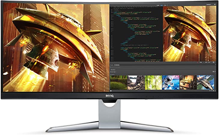 مانیتور گیمینگ 35 اینچ خمیده بنکیو  BenQ EX3501R 35Inch QHD 100Hz HDR VA Curved Gaming Monitor