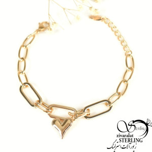 دستبند کارتیه طرح قلبی برند ژوپینگ