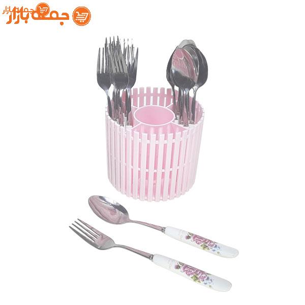 جا قاشق چنگال نرده ای گرد