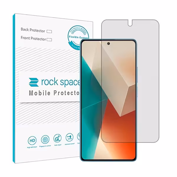 گلس شیائومی Redmi Note 13 Pro Plus مدل نانو هیدروژل شفاف برند راک اسپیس کد S