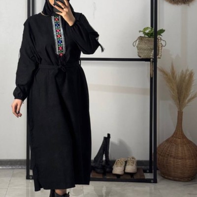 کفتان گلدوزی مخمل کبریتی ریز