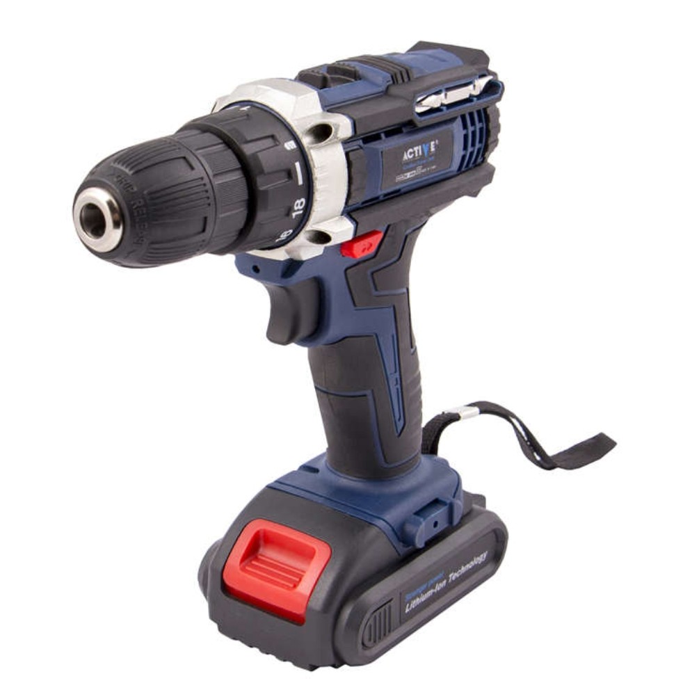 دریل پیچ گوشتی شارژی 16 ولت اکتیو مدل AC3416l دو باتری