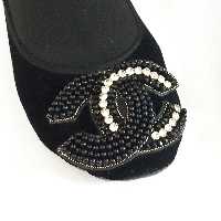 پاپوش چنل مزونی مشکی