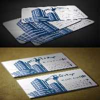 طرح لایه باز کارت ویزیت شرکت ساخت و ساز - گرافیک با طعم تربچه