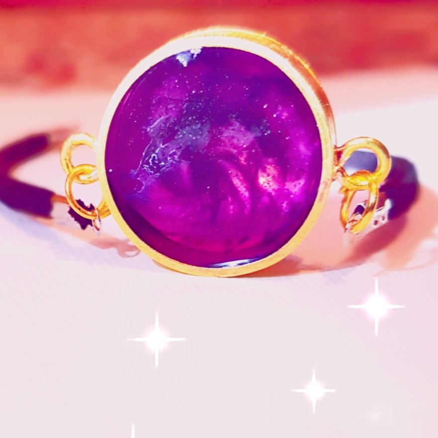 دستبند رزیتی طرح کهکشان