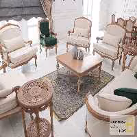 مبل 7 نفره ایتالیایی نئوکلاسیک مدل لورنزو کد 6