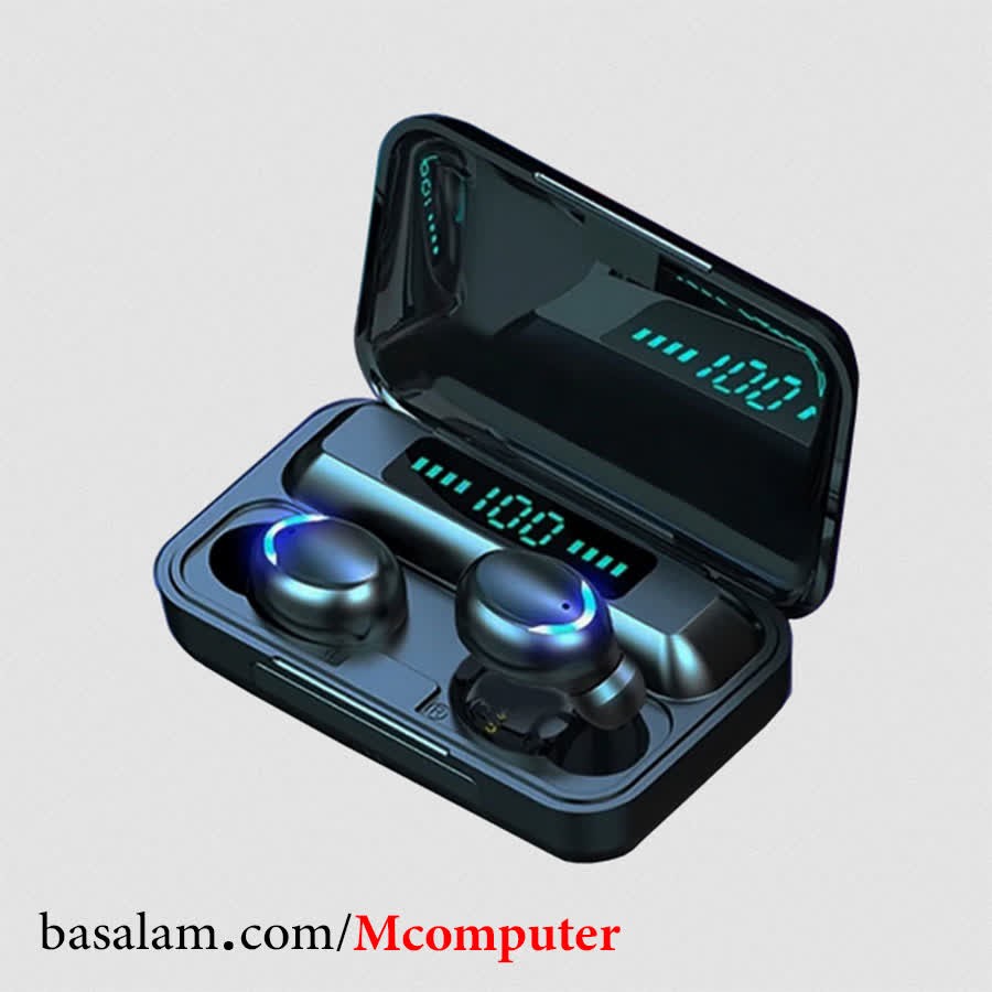 هندزفری بلوتوثی (ایرپاد) BTH-F9-5 اصلی با کیس پاوربانک