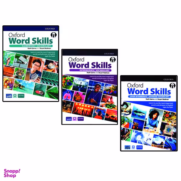 کتاب Oxford Word Skills Second Edition اثر Ruth Gairns And Stuart Redman انتشارات الوندپویان سه جلدی