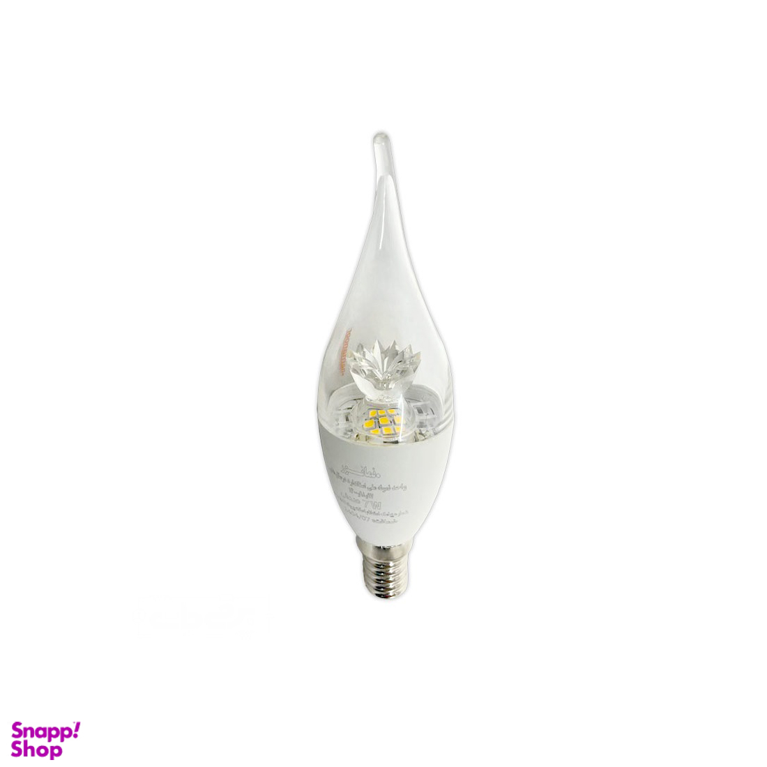لامپ ال ای دی 7 وات نمانور مدل کریستالی پایه E14