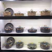 قابلمه بریونی 9 پارچه کمردار  ساخت ترکیه مخملی 