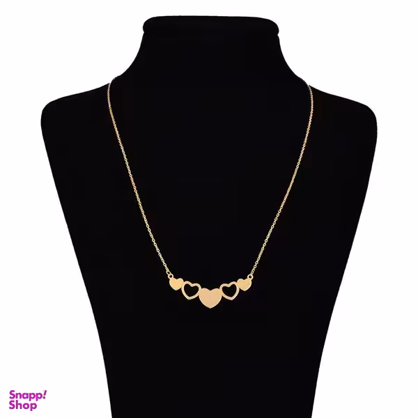 گردنبند طلا 18 عیار زنانه شمیم گلد گالری مدل قلب کد R5360