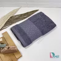 حوله دستی طرح کارولین رنگ نوک مدادی