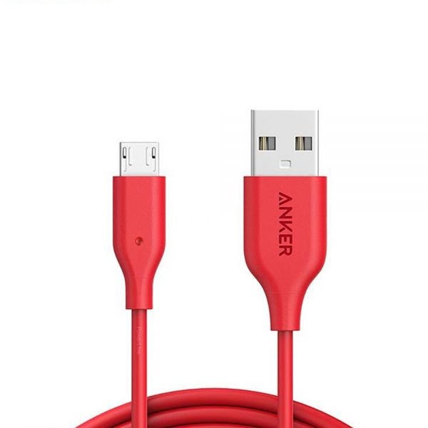 کابل شارژ انکر A8133 مدل Powerline Micro USB (طول 1.8 متر) - مشکی