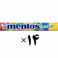 تافی میوه ای منتوس 14 عددی Mentos
