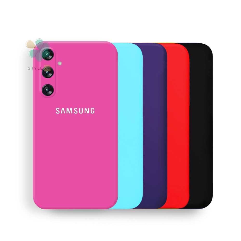 قاب گوشی سیلیکونی محافظ لنز دار مناسب Samsung Galaxy A54