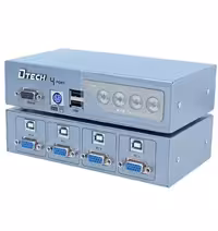 سوییچ KVM چهار پورت دی تک مدل دی تی 8041