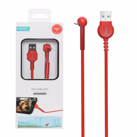 کابل تبدیل USB به Lightning مدل KP03 طول 1.2 متر