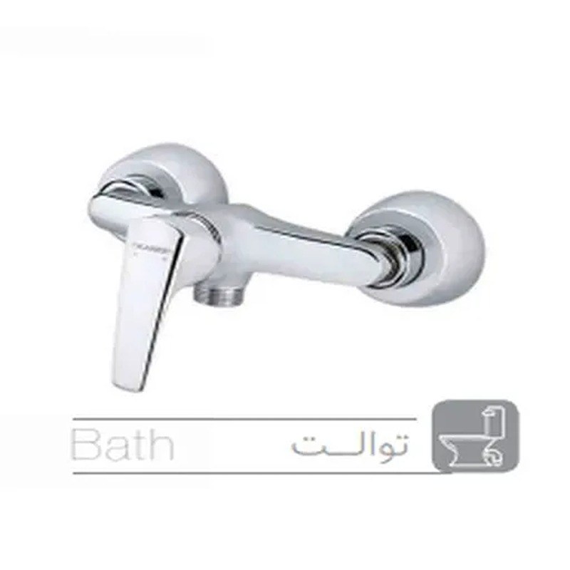شیر توالت کیسر مدل آرتا رنگ کروم (ارسال رایگان)
