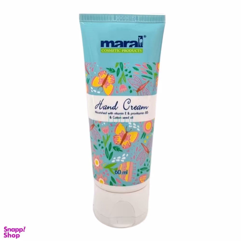 کرم آبرسان و نرم کننده مارال (Maral) حاوی روغن بذر کتان حجم 60 میلی لیتر