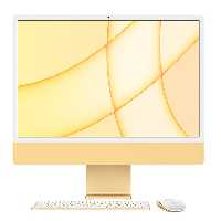 آی مک 24 اینچ اپل مدل MGPF3 M1 chip 8-Core CPU 8-Core GPU 256GB SSD زرد