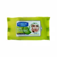 دستمال مرطوب کامان حاوی شیر پاک کن بسته 20 عددی