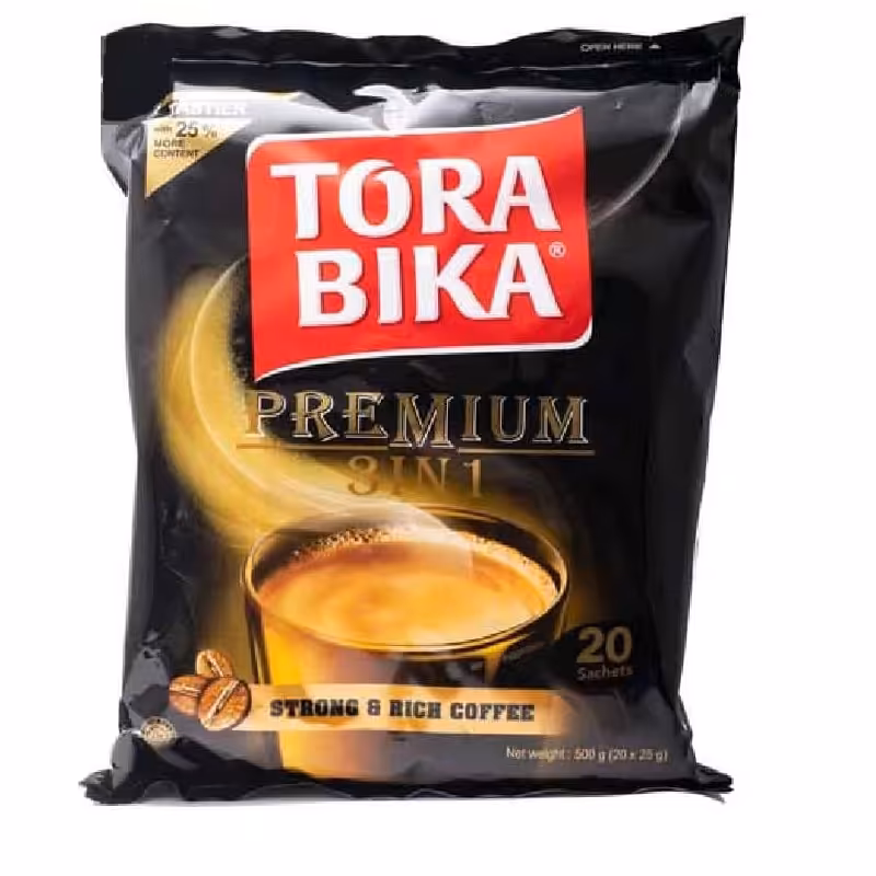 کافی میکس پرمیوم 3 در 1 برند ترابیکا