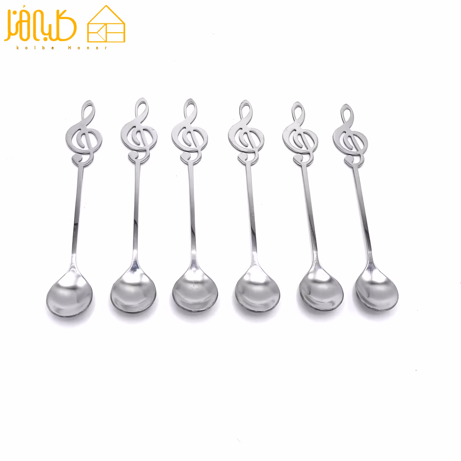 قاشق چای ملودی نقره ای