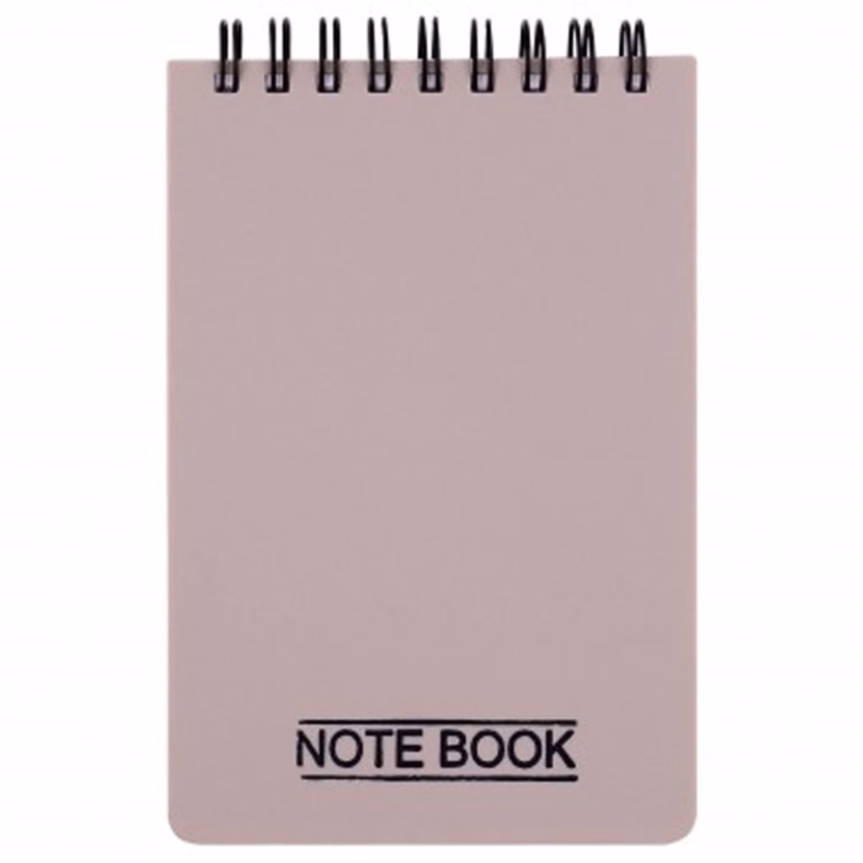 دفتر یادداشت پاپکو مدل سیم از بالا کد NB-616 رنگ نقره ای