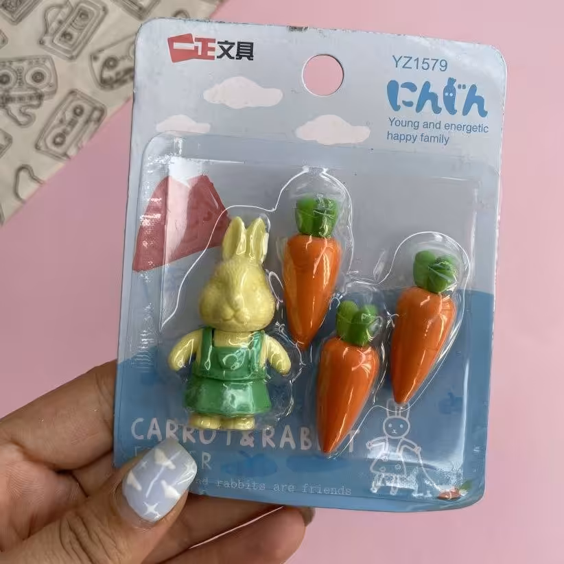 پاکن هویج و خرگوش 4 عددی