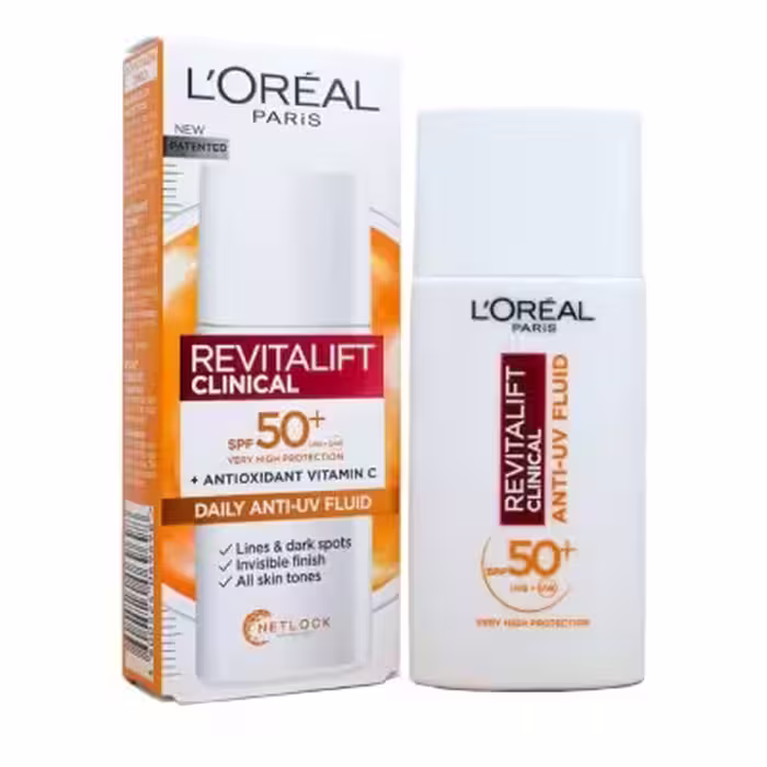 ضد آفتاب فلوئیدی رویتالیفت لورال  SPF50 حجم 50 میلی لیتر