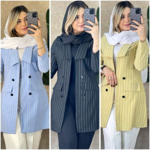 مانتو کتی زنانه نخی مدل ثمینه