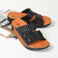 دمپایی آسیادار رایکا 208  کد 113411 رنگ مشکی سایز 40 و 41