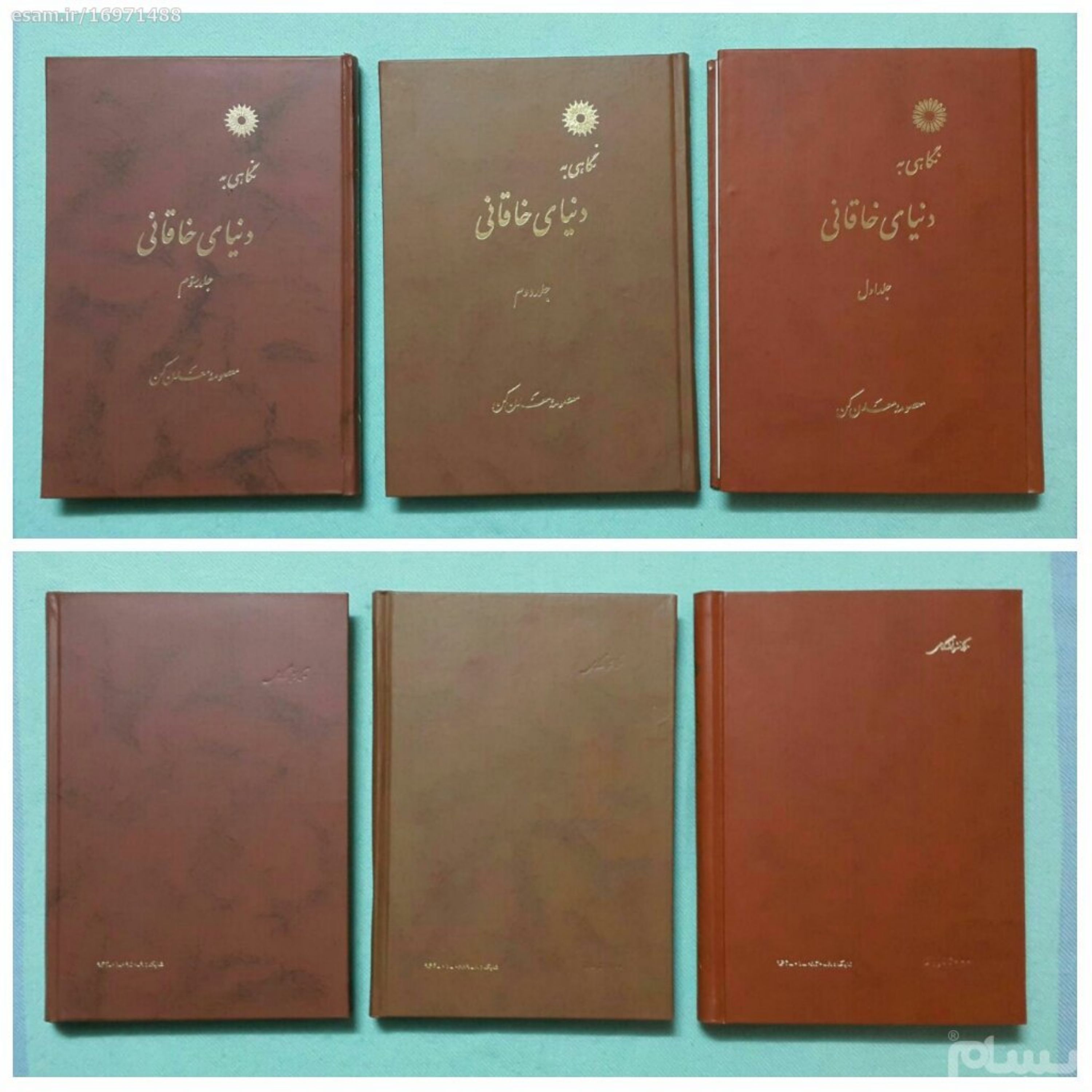 نگاهی به دنیای خاقانی 3 جلدی رساله دکترای خانم دکتر معدن کن
