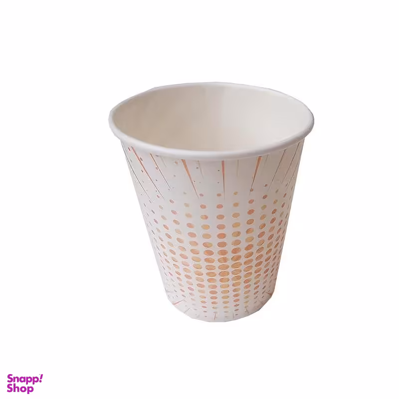 لیوان یکبار مصرف کاغذی مدل 220CC بسته 50 عددی