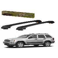 جعبه بار سقفی خاکستری JEEP CHEROKEE KL 2014 LATER TRX1 CARRIER LOCKED SEARCH SEART CABER CEILING BAR Thunder