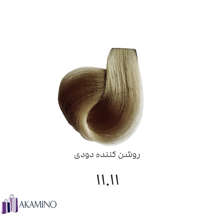 رنگ مو DF روشن کننده دودی شماره 1111