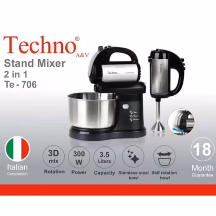 همزن تکنو اصل شرکتی مدل 706 (هزینه ارسال پس کرایه با خریدار محترم هست)