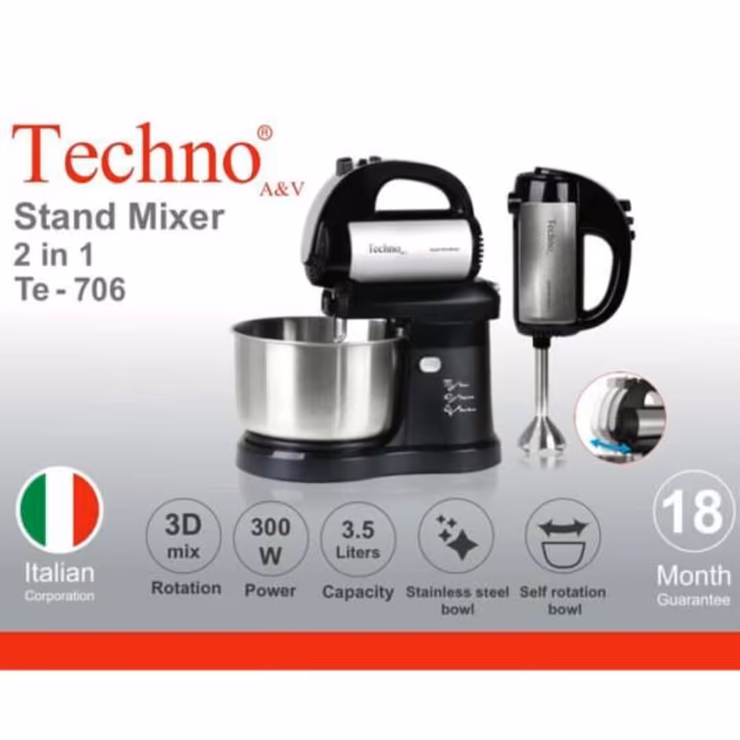 همزن تکنو اصل شرکتی مدل 706 (هزینه ارسال پس کرایه با خریدار محترم هست)