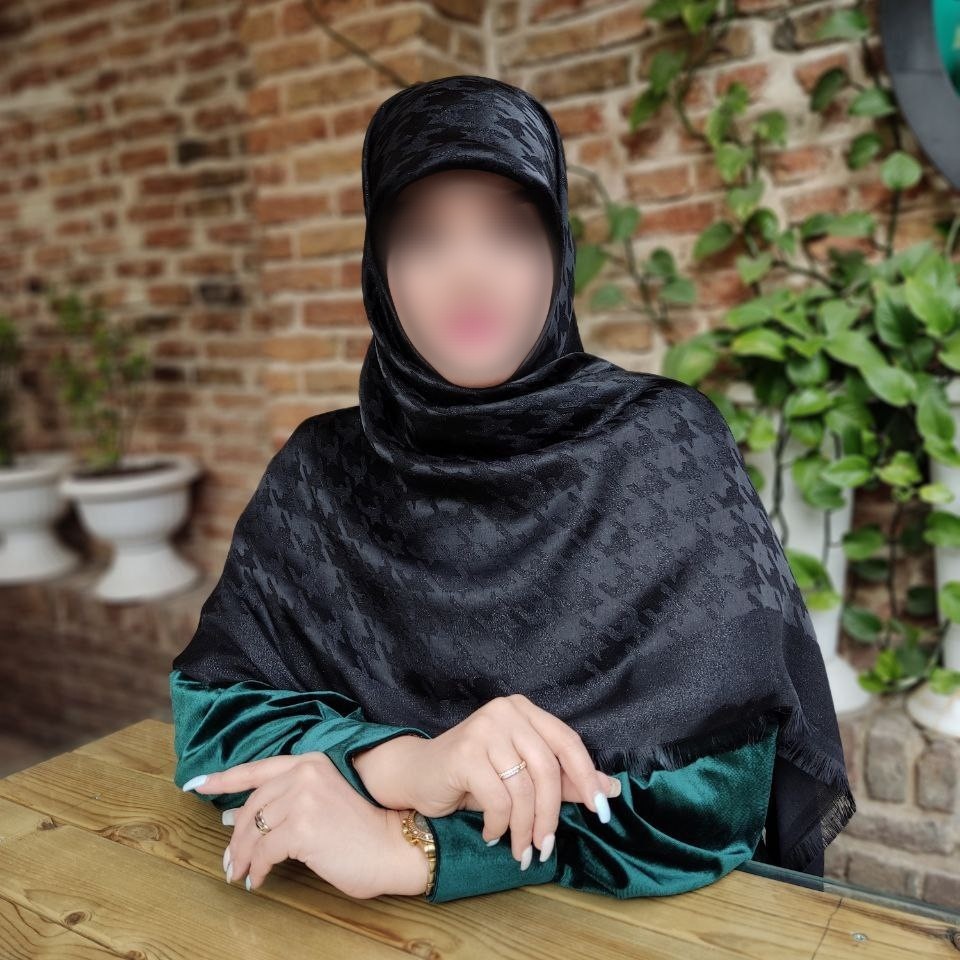 روسری لمه شنی ژاکارد( کیغیت عالی)