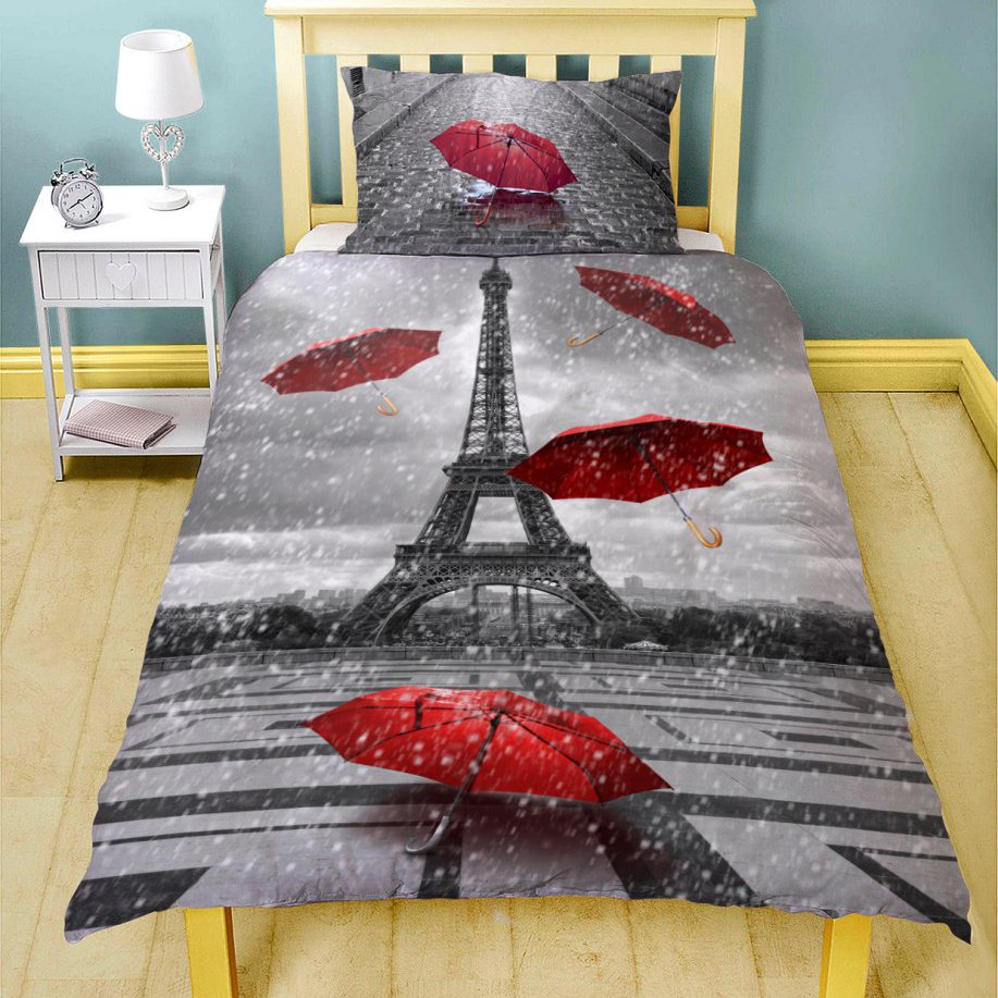 سرویس روتختی یک نفره 4تیکه طرحهای برج ایفل فرانسه ارسال رایگان