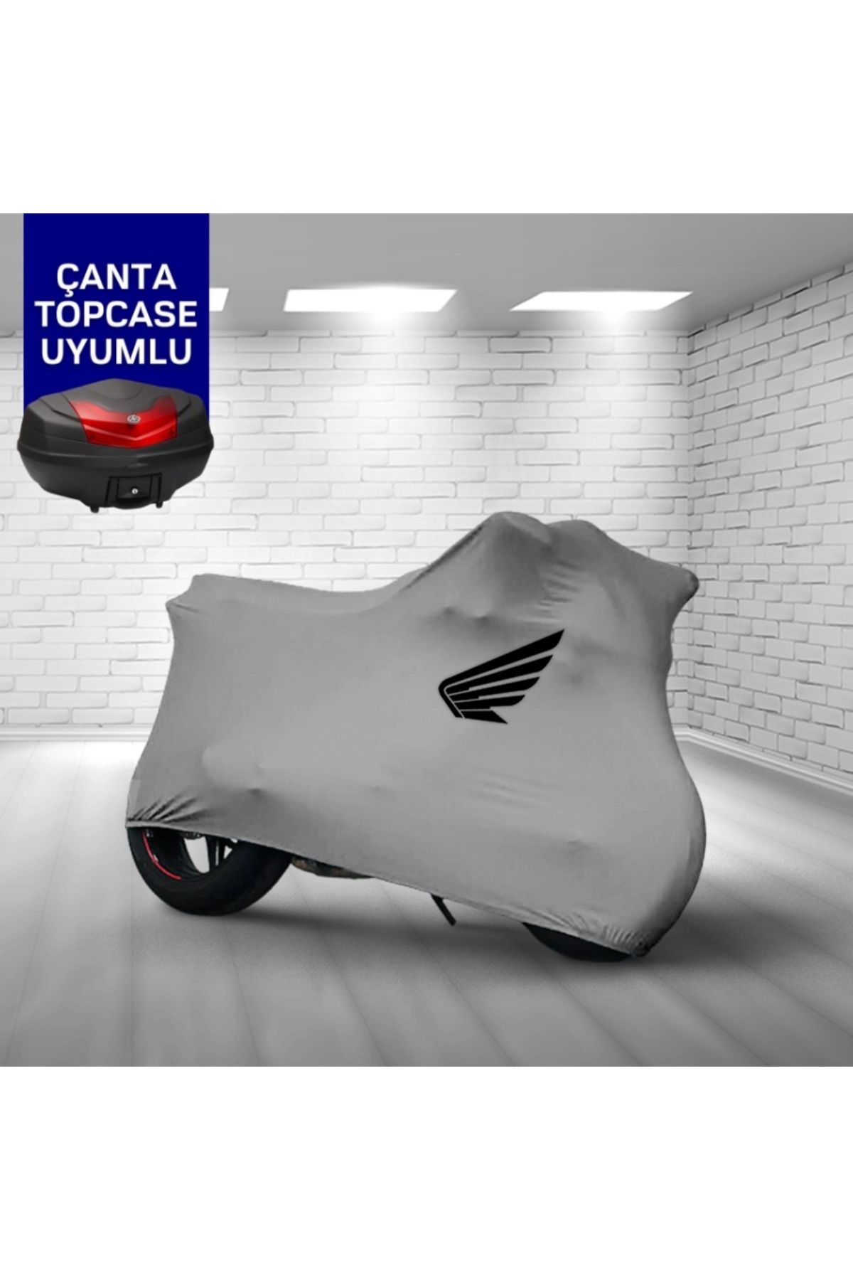 چادر موتورسیکلت خاکستری HONDA CRF 450 X موتور سیکلت سازنده کیسه پارچه ای شانه براندا ULTRASHOP