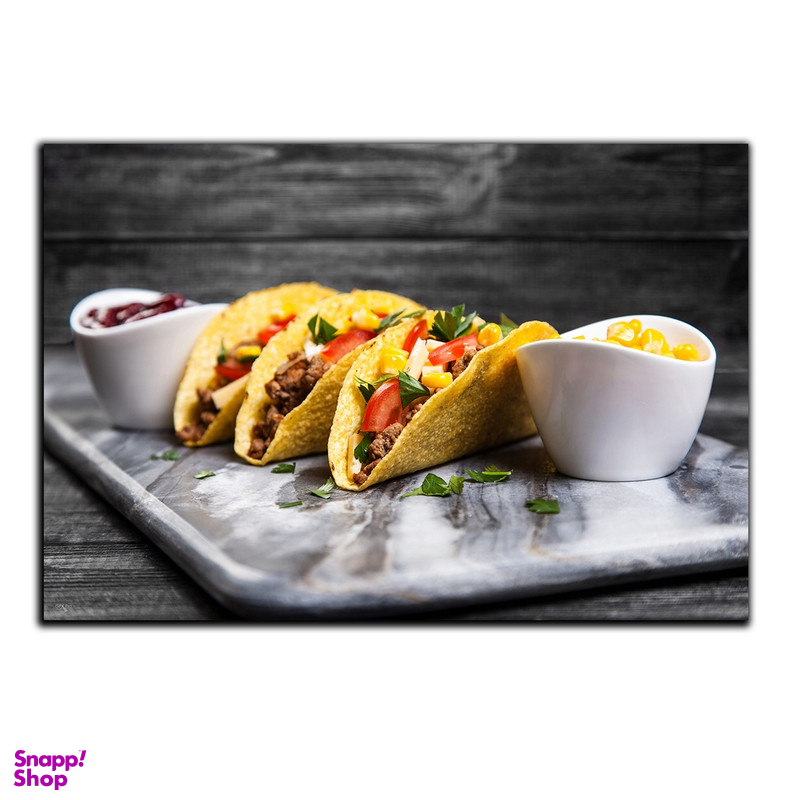 تابلو شاسی بکلیت طرح فست فود تاکو مکزیکی مدل SH-s1042